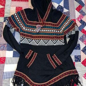 Patterned Alpaca Women's Sweater